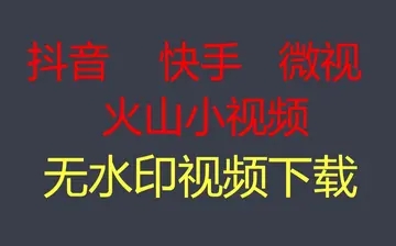 火山小视频去水印解析网址工具分享