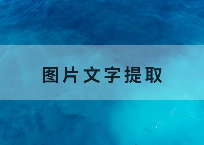 从图片中提取文字,简单步骤,高效结果