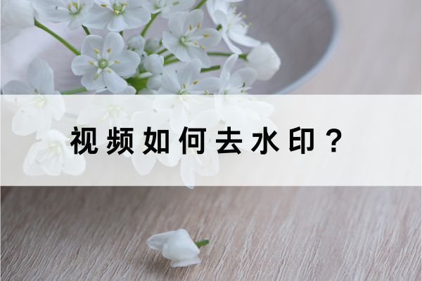 视频如何去水印?三个视频去水印方法